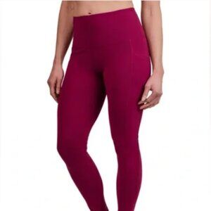 Brand New with Tags TUFF Athletics Womens Leggings w/pocket Pink size Small